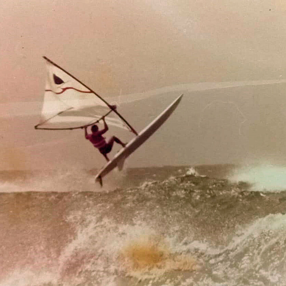 1980 — Westpunt, Aruba. Emile Weststrate, Jeroen's father.