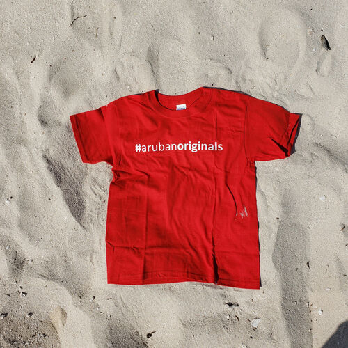#arubaoriginals T-shirt, red