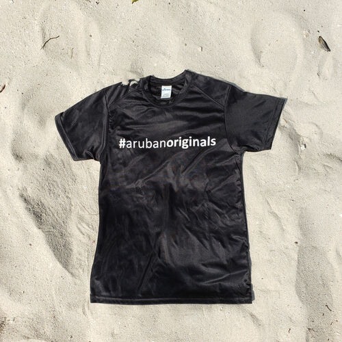 #arubaoriginals UV T-shirt, black